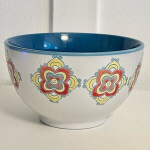 Spanish style stoneware cereal soup ramen bowl 6”